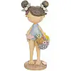 Фігурка інтер'єрна Girl with fruit basket 8x6x18.5 см Bona DP118177