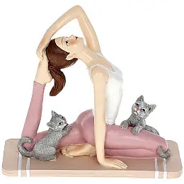Фігурка інтер'єрна Exercise with Cats 16x7x14 см Bona DP118179