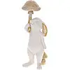 Фигурка интерьерная 12х10х28.5 см White-Gold Кролик с грибом Bona DP118562