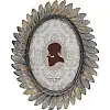 Декоративна фоторамка овальна Bona Teonitta 25 х 20 см Золотий DP119963