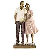 Фігурка декоративна Lefard Strong love 25x15x9 см Золотистий (AL186615)