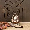Лама Дзогчен Дродуль Паво Дордже (Адзом Друкпа) Бронза Оксидирование Частичное серебрение Kailash 5.8 см (26335)