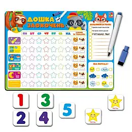 Магнітна дошка Vladi Toys Дошка поохочень (VT3601-24)