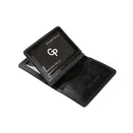 Обложка на права техпаспорт удостоверение из кожи 221610 Grande Pelle 10 × 8 × 1.5 Черный