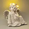 Статуетка з підсвіткою Янголятко замислений Elisey (6000-004AN)
