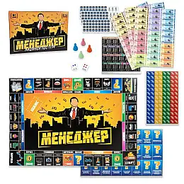 Настольная экономическая игра Менеджер укр Strateg (30342)