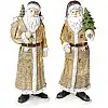 Статуетка Santa із ялинкою 30 см, шампань Bona DP43007
