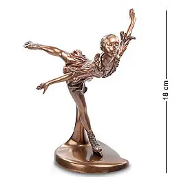 Статуетка декоративна Фігуристка 18 см Veronese AL31481