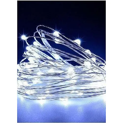 Гірлянда світлодіодна A-PLUS НА БАТАРЕЙКАХ 4 м 80 діодів LED, білий колір