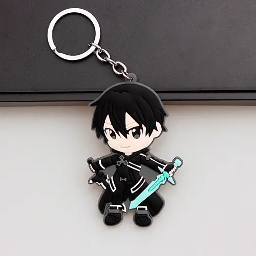 Брелок Knight Kirito SAO Sword Art Online Гумовий Rubber (20304) Bioworld