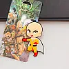 Брелок Сайтама One Punch Man Гумовий Rubber (20302) Bioworld