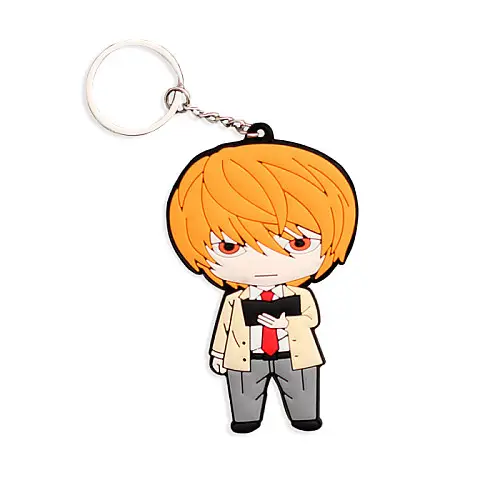 Брелок L Зошит Смерті Death Note Гумовий Rubber (20292) Bioworld