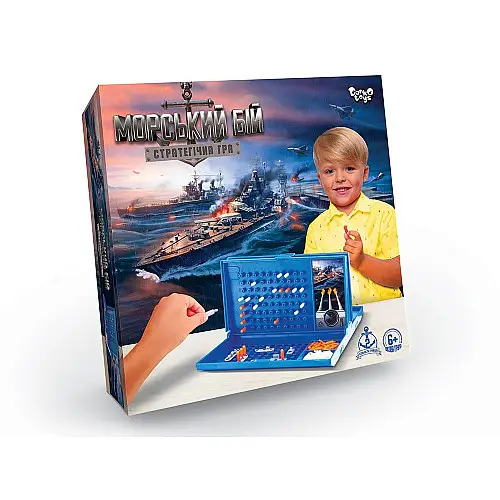 Настільна гра Dankotoys Морський бій укр (G-MB-01U)
