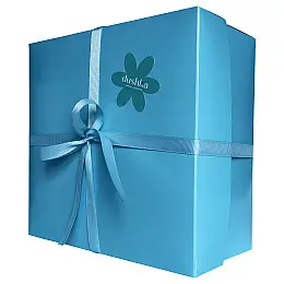 Коробка картонна Dushka 20х20х10 см Блакитна
