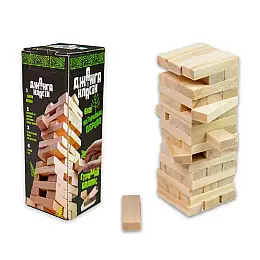 Настольная игра Дженга классик 48 брусков укр Strateg (30727)