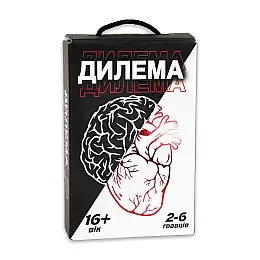Настільна карткова гра Ділема укр 16+ Strateg (30397)