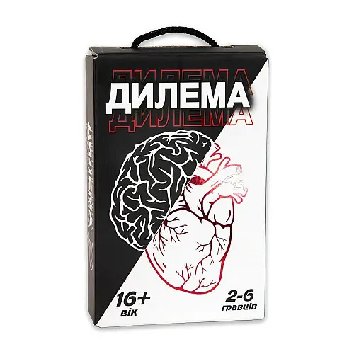 Настільна карткова гра Ділема укр 16+ Strateg (30397)