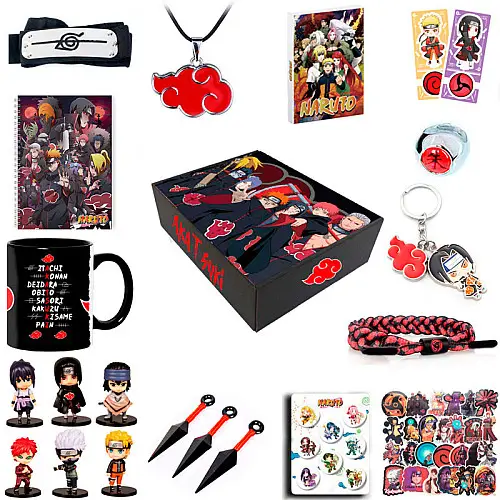 Подарочный Акацуки Akatsuki Наруто Naruto Аниме Бокс (12694)