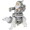 Фигура Santa Christmas Lantern grey BonaDi DP186310