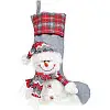 Новогодний декор-носок Snowman grey BonaDi DP186335