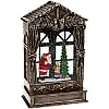 Новогодний декоративный фонарь Щедрый Santa 25.5 см с LED подсветкой, подвесной BonaDi DP43202