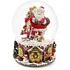 Музыкальный водяной шар santa with gifts с подсветкой 16см BonaDi DP219453