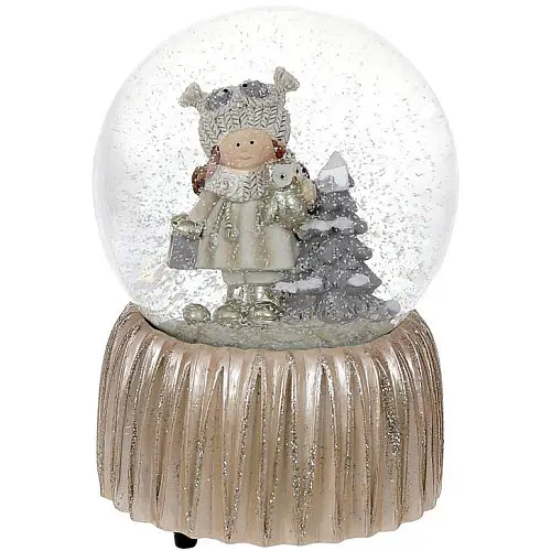 Музыкальный водяной шар child's dream цвета шампань 15см BonaDi DP219463