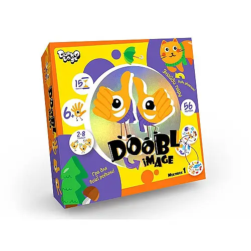 Настольная игра Dankotoys Doobl image Multibox 1 укр (DBI-01-01U)