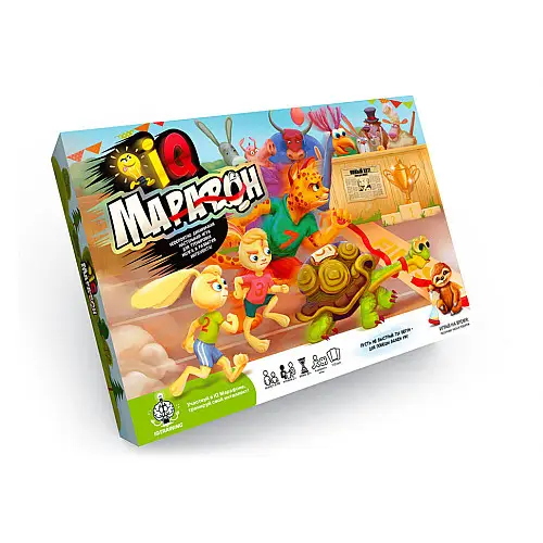 Настольная игра "IQ Марафон" Danko Toys G-IQM-01-01U укр