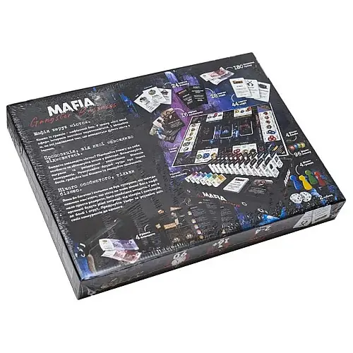 Настольная экономическая игра "MAFIA. Gangster Business. Premium" Danko Toys MAF-03-01U на украинском языке