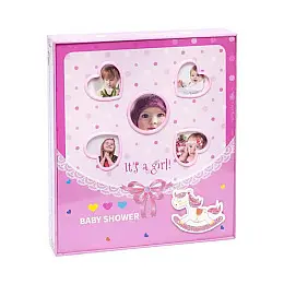 Фотоальбом детский Bambi 6876-1 80 фотографий 10*15 см Розовый
