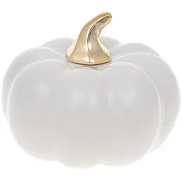 Декоративная фигурка Тыква белая с золотом DP87204 BonaDi
