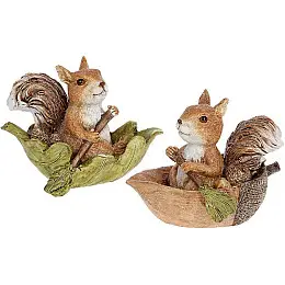 Декоративные фигурки Squirrels 2 шт 15х9х11см DP97726 BonaDi