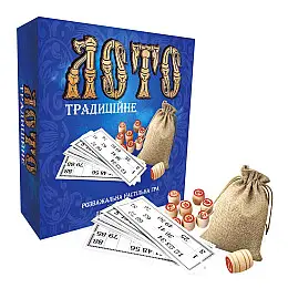 Лото з дерев'яними бочонками Класичне Strateg (30315)