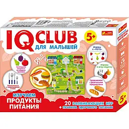 Навчальні пазли Ranok Creative Вивчаємо продукти харчування. IQ-club для малюків (Р) (13152043)