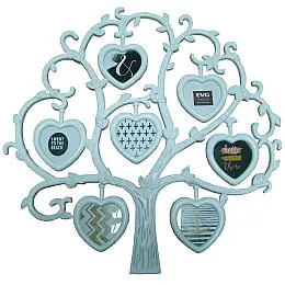 Мультирамка EVG INNO ZB-7H-5151 TREE COLLAGE 9 50 х 50 х 2.5 см Серебро (6812244)