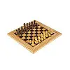 Шахматы ручной работы Manopoulos Wooden Chess set Olive Burl Chessboard 40 см (SW43B40H)