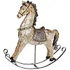 Декоративная фигурка качалка Конячка 27х7.5х30 см brown with gold BonaDi DP97722