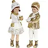 Набор фигурок Boy and Girl 20 см white with gold BonaDi DP97724
