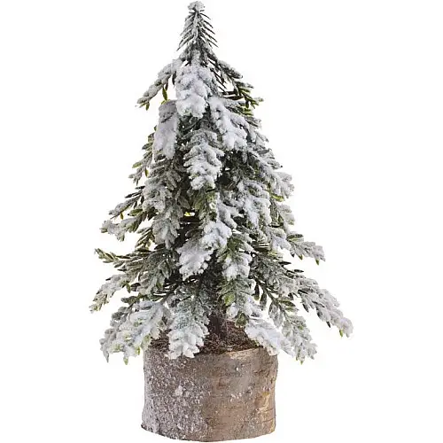 Елкочка искусственная декор Snowy on a stump 12х12х21см мини BonaDi DP219381