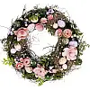 Декоративный венок Pink Flowers диаметр BonaDi 31 см DP85096