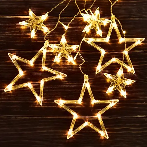 Гірлянда-фіранка світлодіодна HOME R92649 Starlights 120led 2.5*0.85 м Жовтий