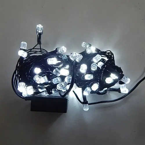 Світлодіодна гірлянда Led Кристали на 200 світлодіодів електрична з контролером біла