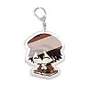 Брелок акриловий Bioworld Дазай Осаму Dazai Osamu Літературні генії Бродячі Пси Bungo Stray Dogs (23071)