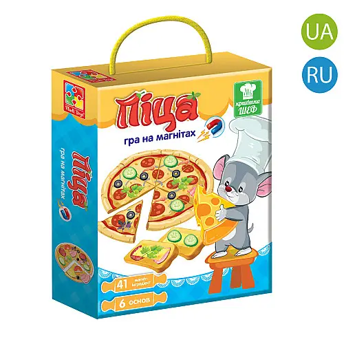 Дитяча настільна гра Vladi Toys Смачності "Піца" (укр)
