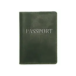Обкладинка на паспорт DNK Leather Паспорт-H col.C 15,5х9,8 см Зелена
