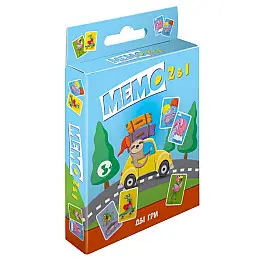 Игра детская настольная «Мемо 2 в 1» укр MIC (2228_C)