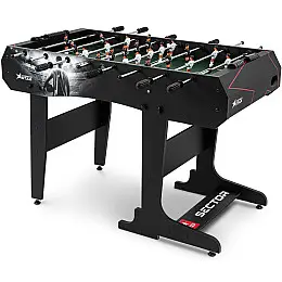 Настольный футбол Hop-Sport Sector Черно-белый