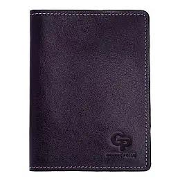 Кожаная обложка для паспорта Grande Pelle 252670 синяя