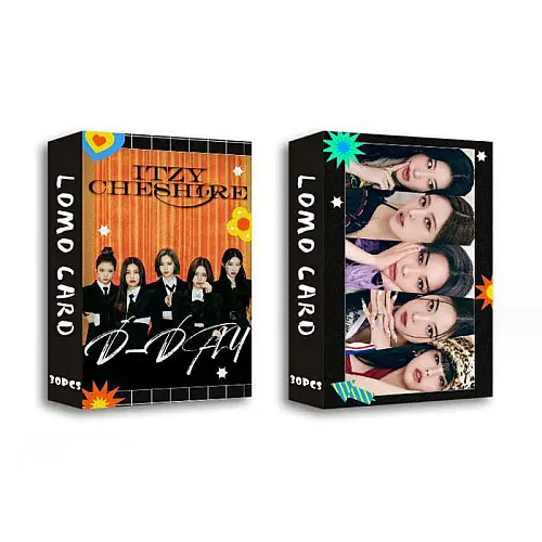 Набор карточек Итзи ITZY Чешир Cheshire Ломо 30шт (23533) Fan Girl